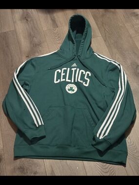 2012 Adidas Boston Celtics Green Pullover Hoodie